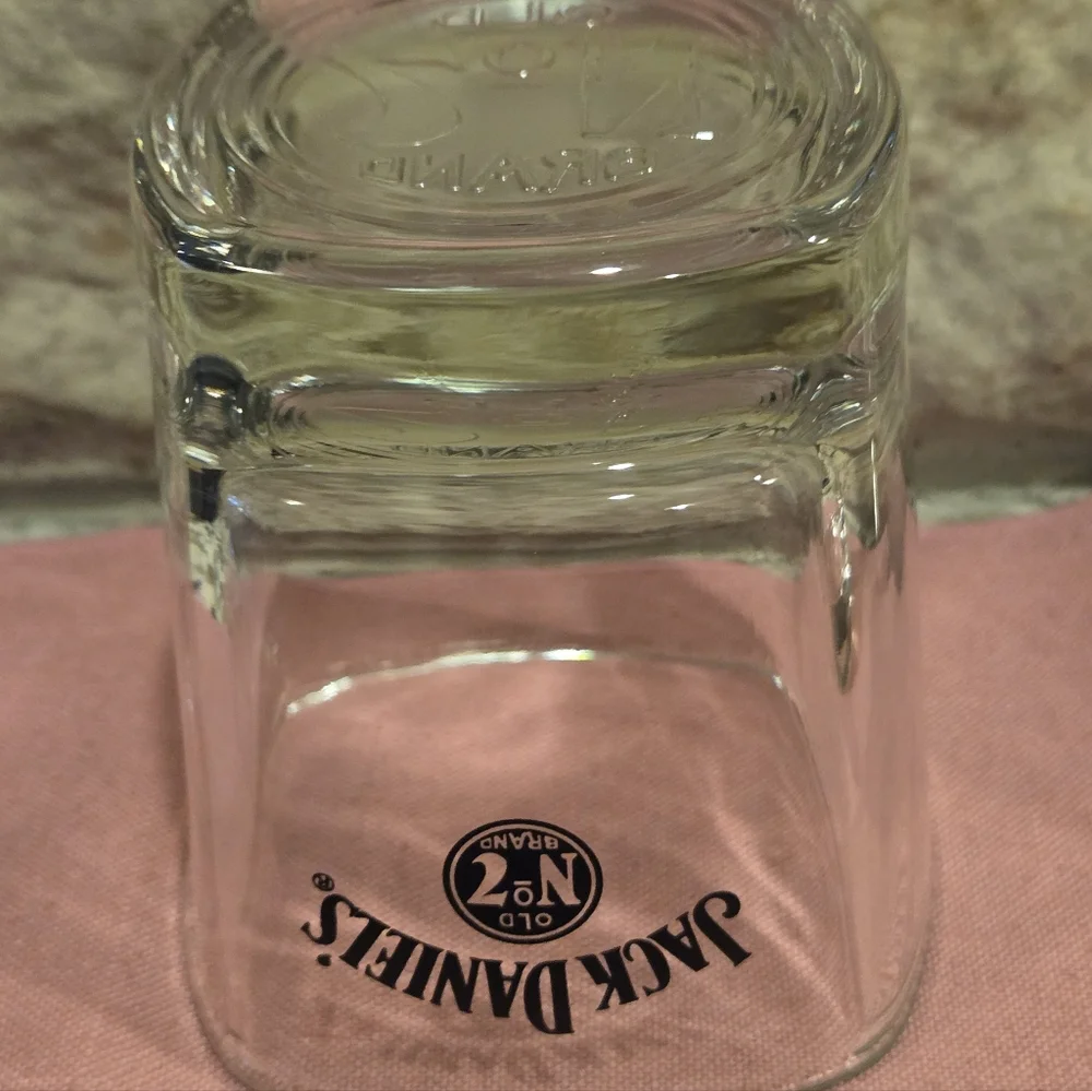 Set of 2 Jack Daniels Old No 7 Rocks Whiskey Glass Glasses